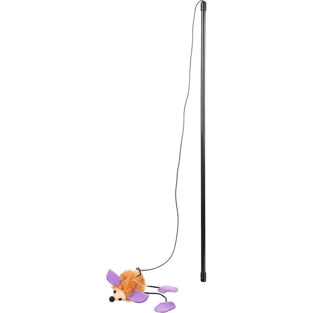 Canne à pêche  Lena hérisson jeux pour chat, couleurs aléatoires - Imagen 2