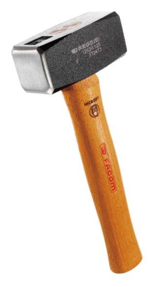Massette à angles abattues manche hickory L.248mm - FACOM - 1262H.125 - Image 1