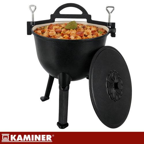 Entrepotbrico - Chaudron en fonte émaillée 10 l Kaminer - Image 9