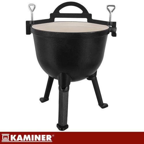Entrepotbrico - Chaudron en fonte émaillée 10 l Kaminer - Image 6