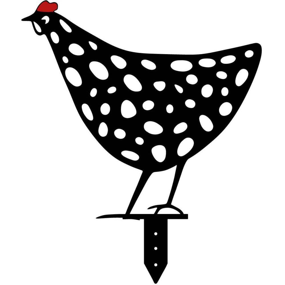 Hanah Home - Animaux décoratifs en métal Garden Poules - Imagen 4