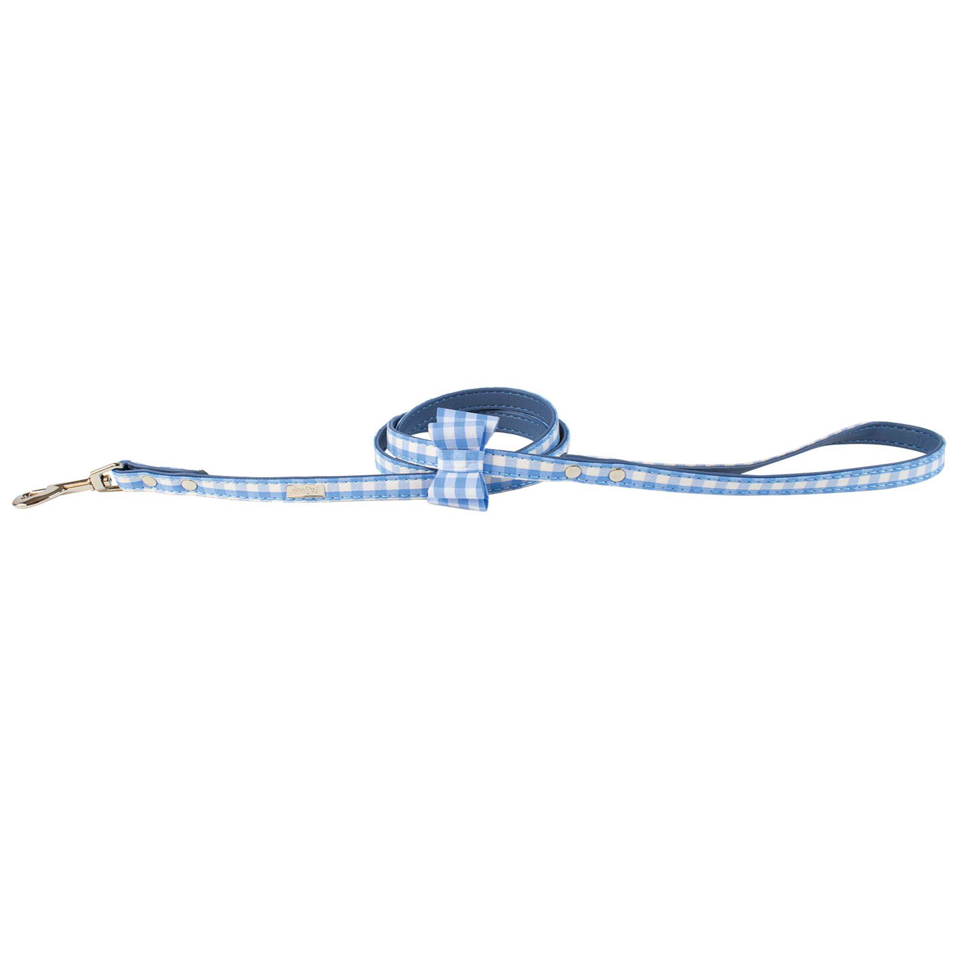 Laisse Vichy Bleu clair Doogy Fashion DOOGY FASHION