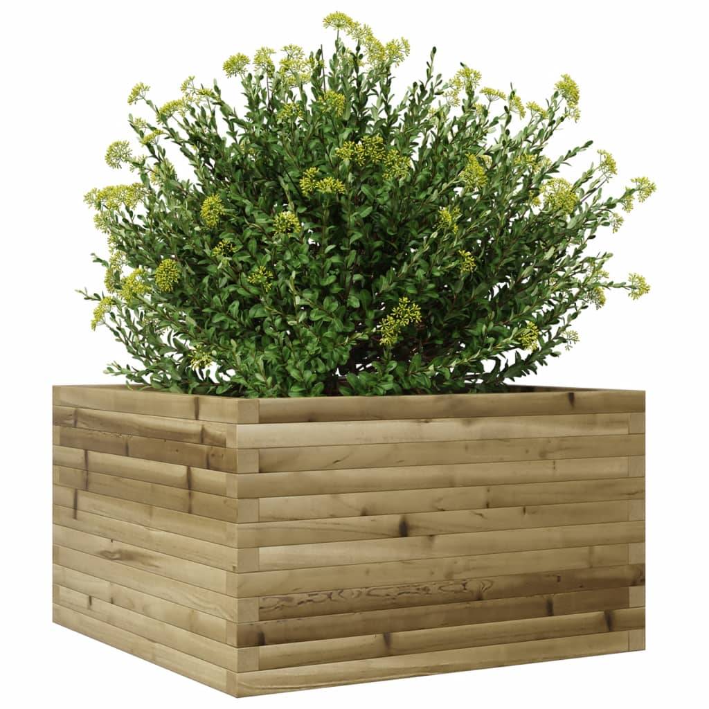 Maison Chic - Jardinière, Bac à fleurs, Pot de fleurs 80x80x45,5 cm bois de pin imprégné - Imagen 4