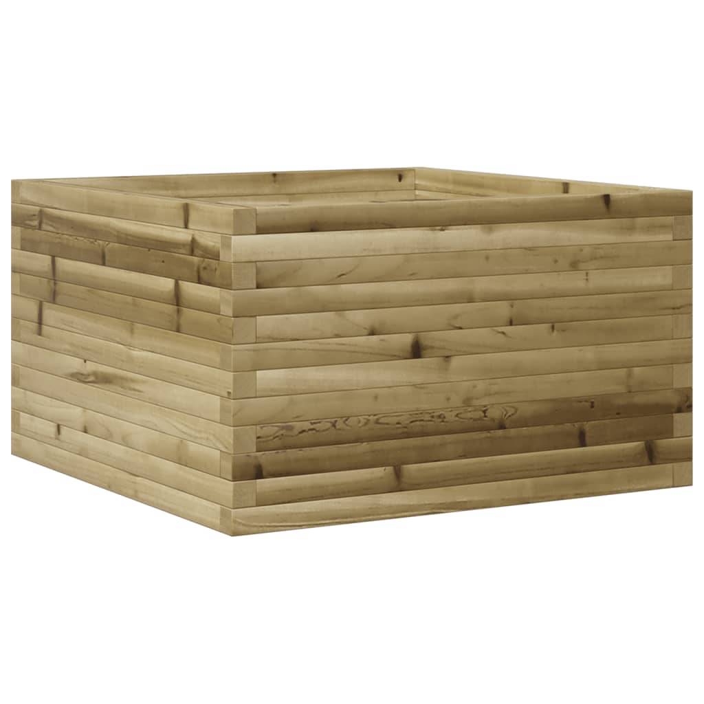 Maison Chic - Jardinière, Bac à fleurs, Pot de fleurs 80x80x45,5 cm bois de pin imprégné - Imagen 7