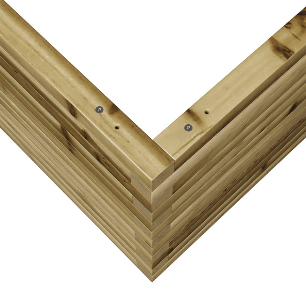 Maison Chic - Jardinière, Bac à fleurs, Pot de fleurs 80x80x45,5 cm bois de pin imprégné - Imagen 8