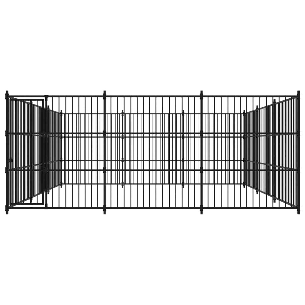 Vidaxl - Chenil d'extérieur pour chiens 450 x 450 x 185 cm vidaXL 170896 - Imagen 6