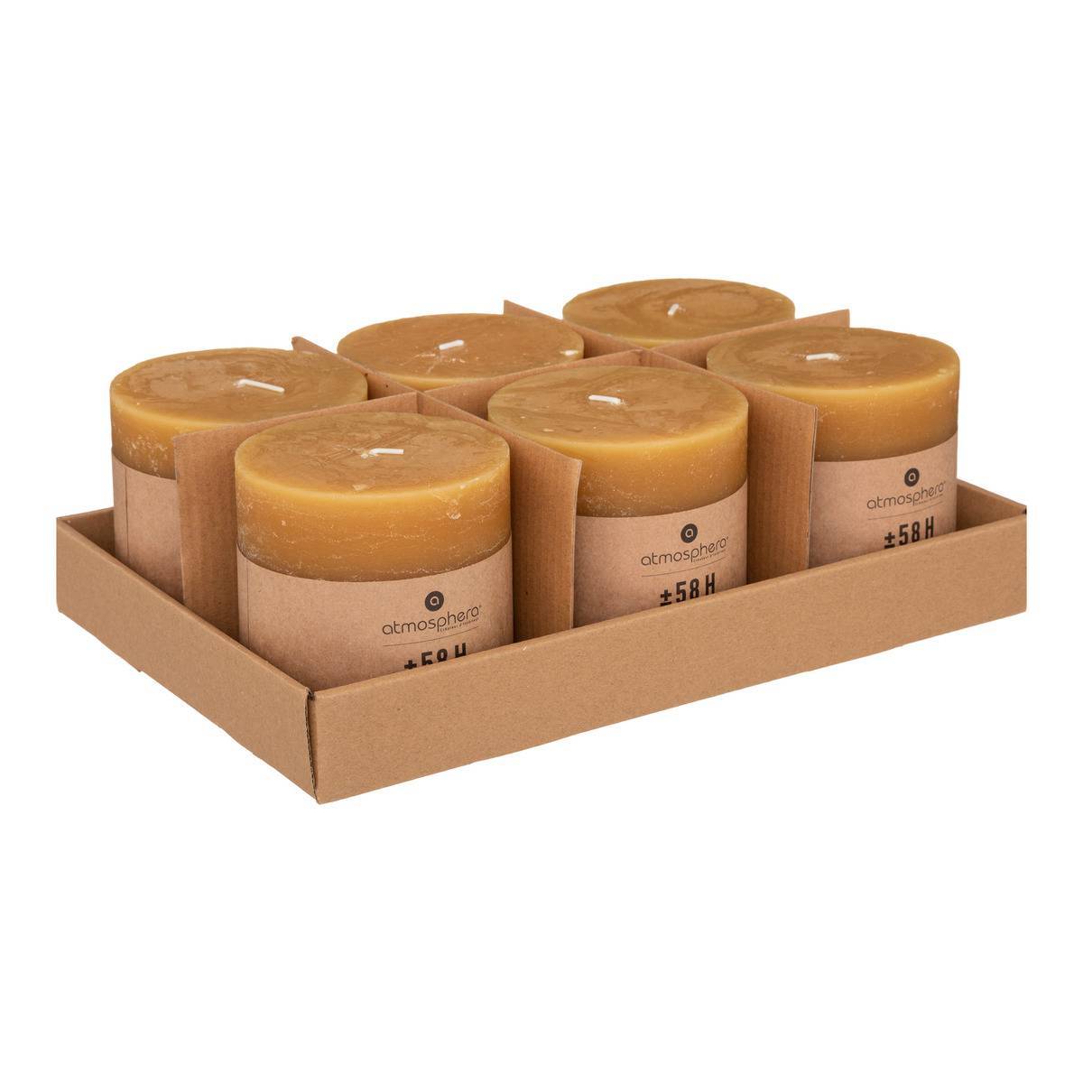 Atmosphera - Bougie rustique jaune 663g - Atmosphera Créateur d'intérieur - Image 5