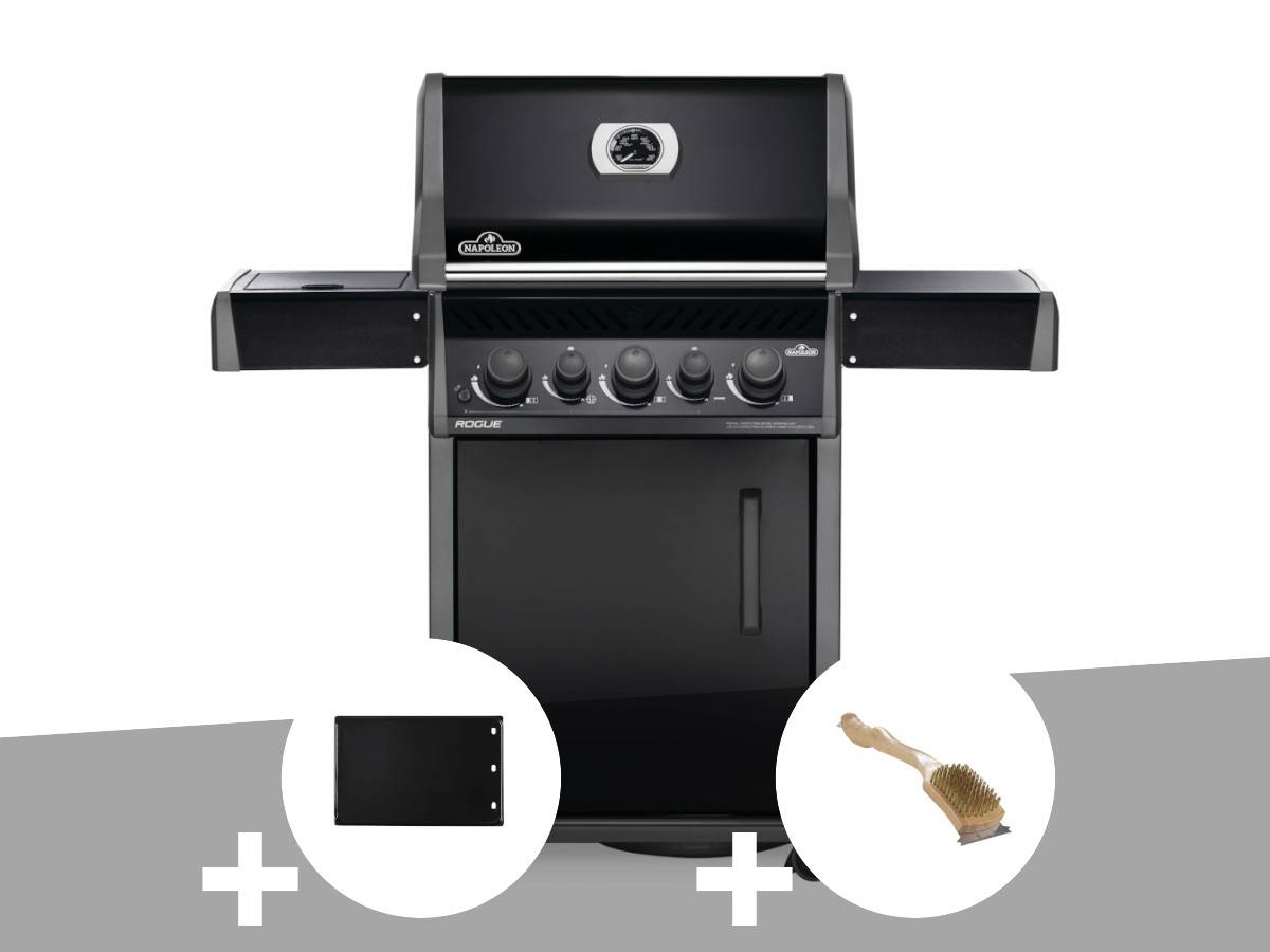 Napoleon - Barbecue à gaz Rogue 425 RSB-1 + Plaque plancha réversible + Brosse pour grille de cuisson - Napoleon - Imagen 1