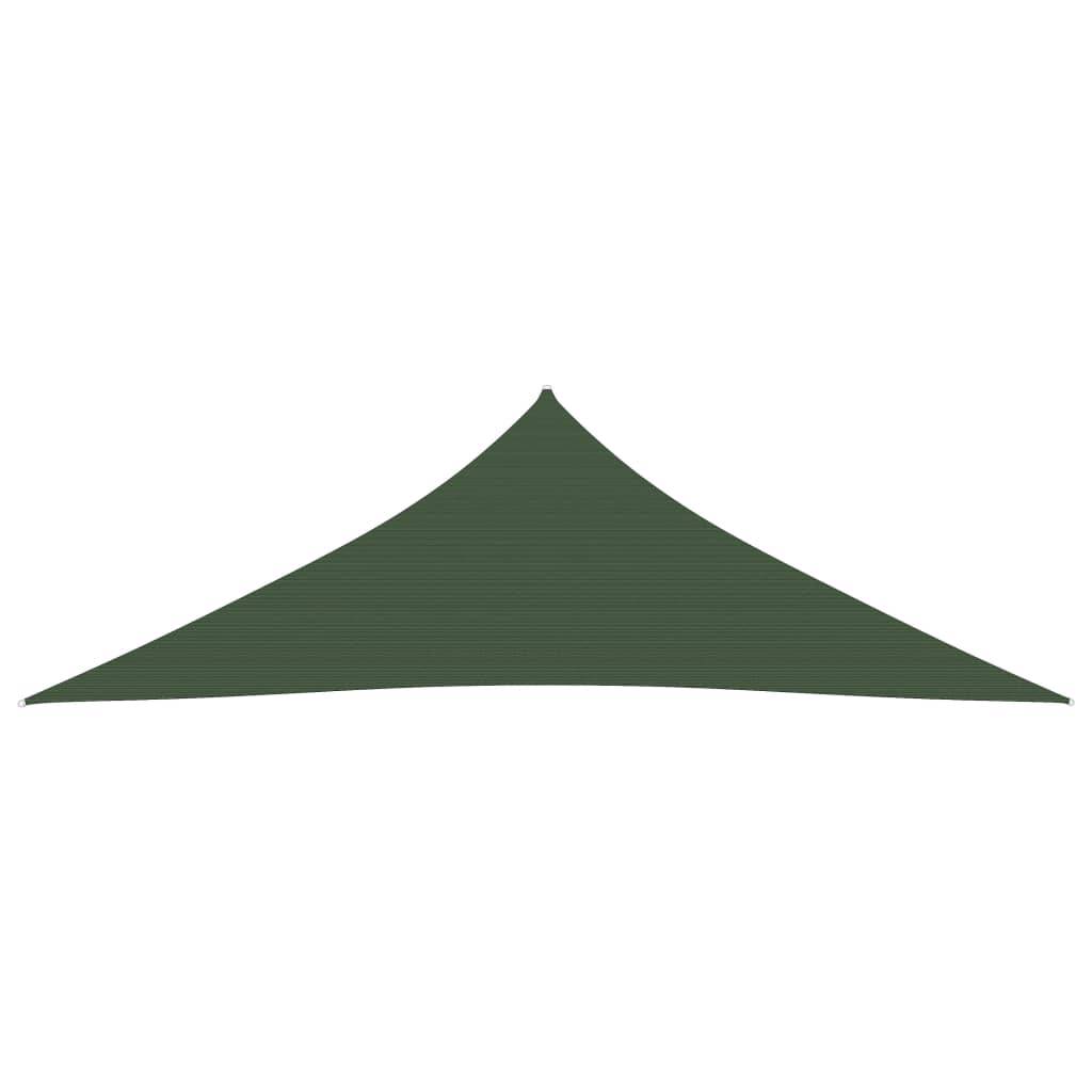 Helloshop26 - Voile toile d'ombrage parasol 160 g/m² PEHD 5 x 5 x 6 m vert foncé - Imagen 2