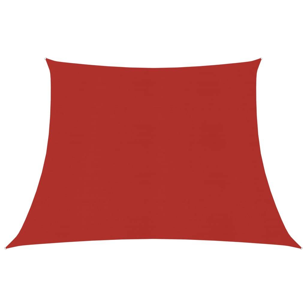 Helloshop26 - Voile toile d'ombrage parasol 160 g/m² PEHD 4/5 x 3 m rouge - Imagen 1