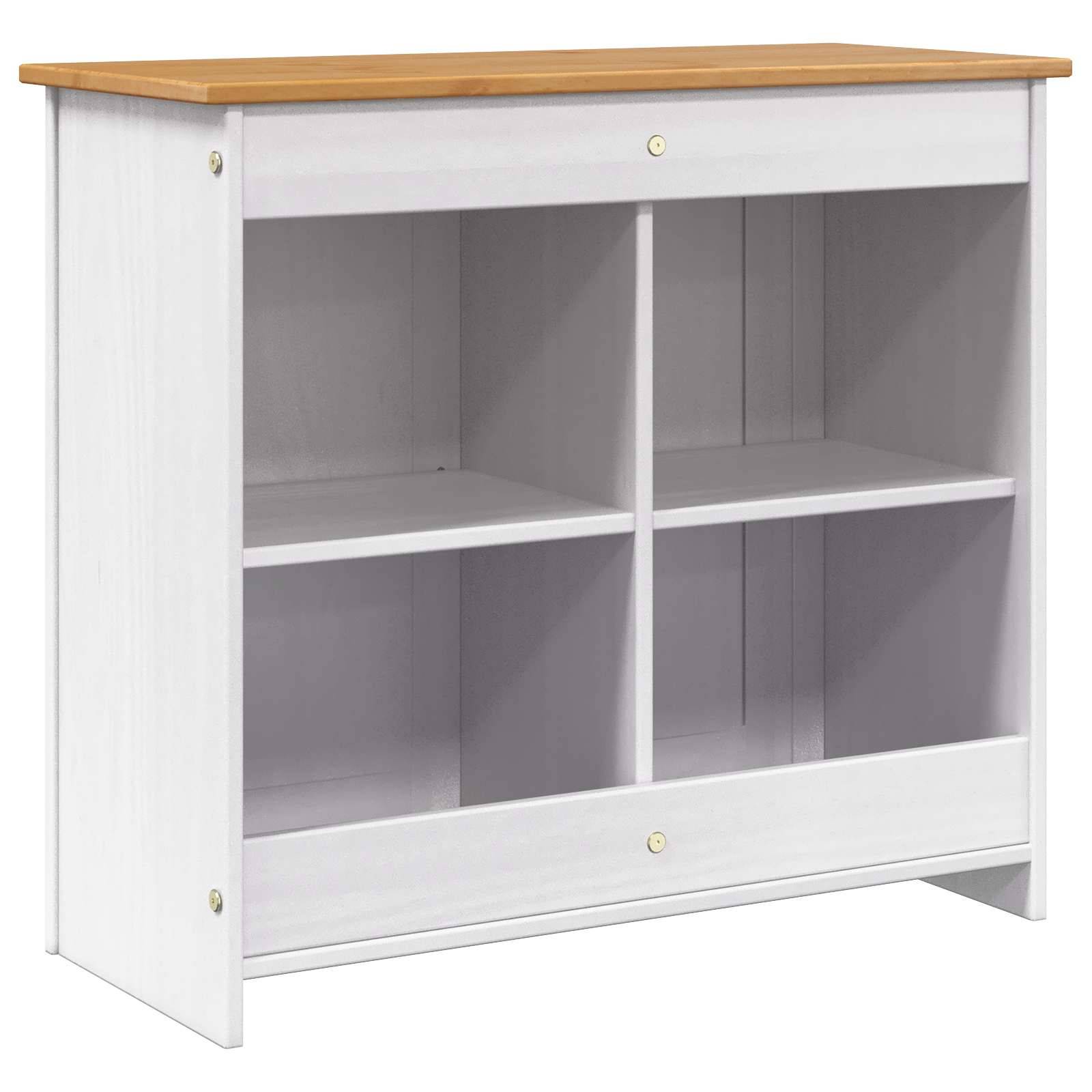 Vidaxl - Support d'aquarium PANAMA Blanc et marron 81 x 36 x 73 cm vidaXL 42034040 - Image 6