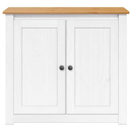Vidaxl - Support d'aquarium PANAMA Blanc et marron 81 x 36 x 73 cm vidaXL 42034040 - Image 4