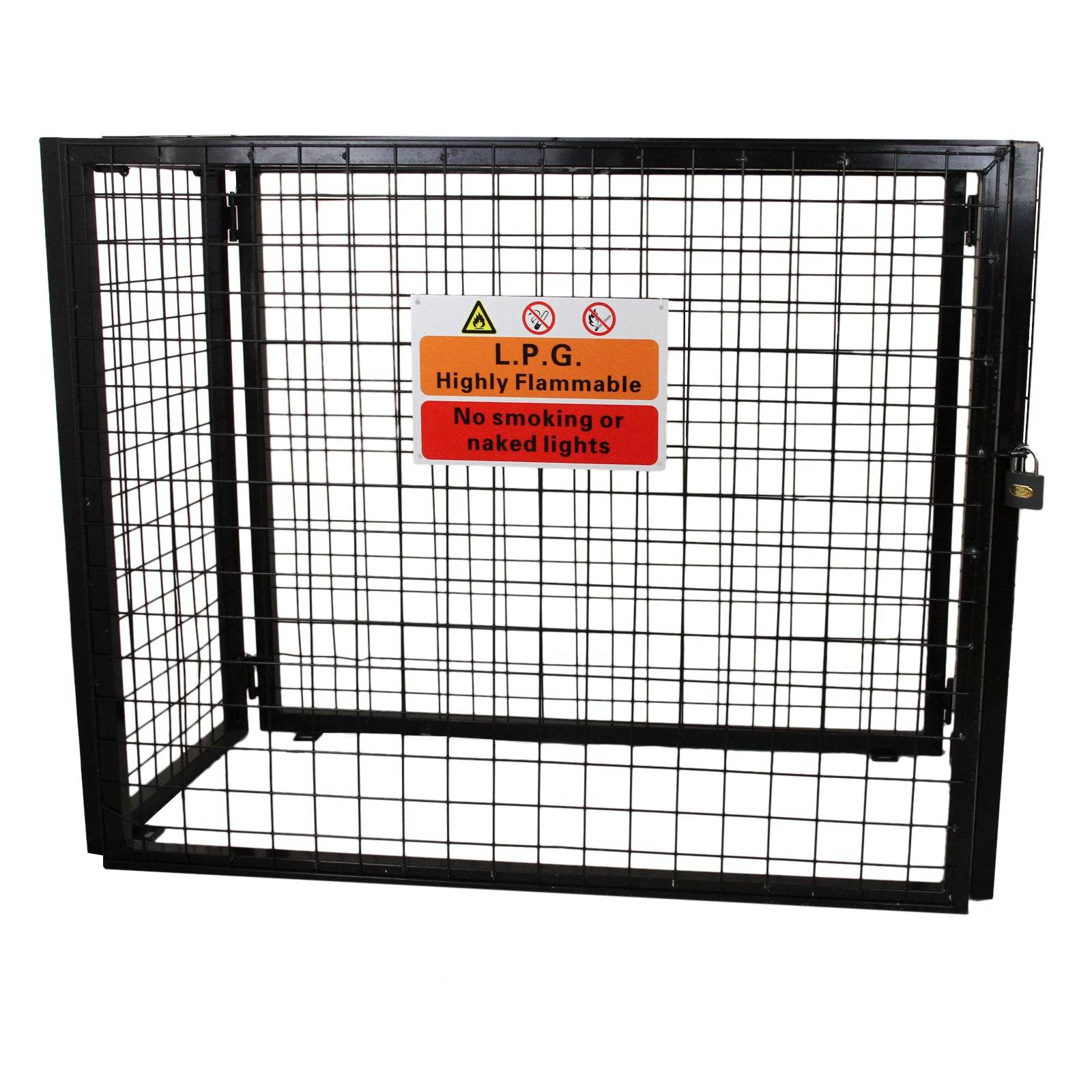 Monstershop - Cage Métallique Bouteille de Gaz - 49 x 87 x 90cm - Image 1