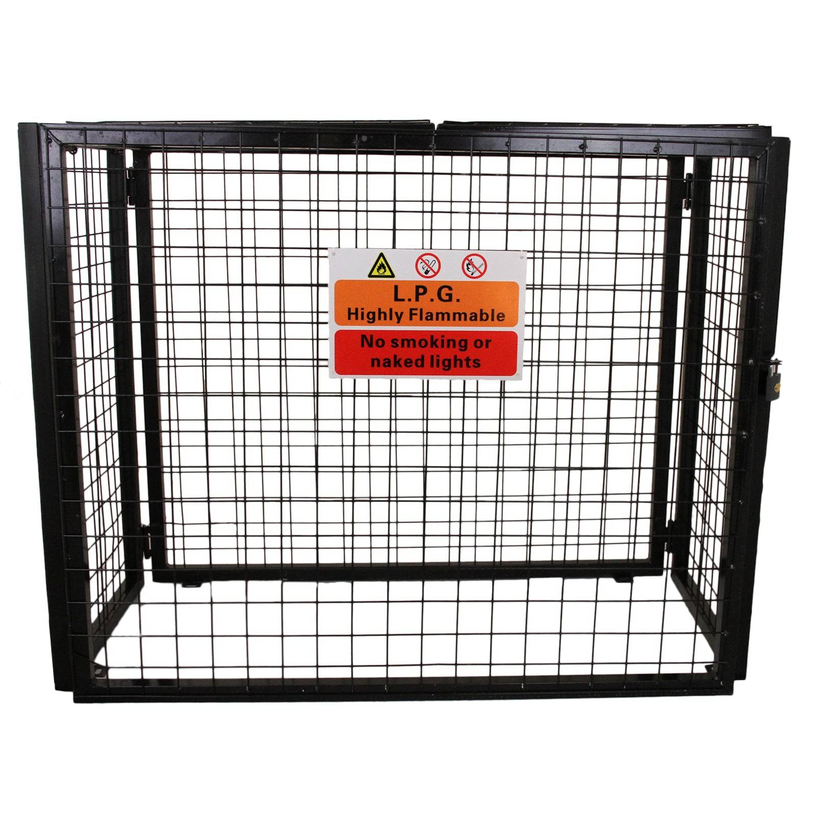 Monstershop - Cage Métallique Bouteille de Gaz - 49 x 87 x 90cm - Image 4