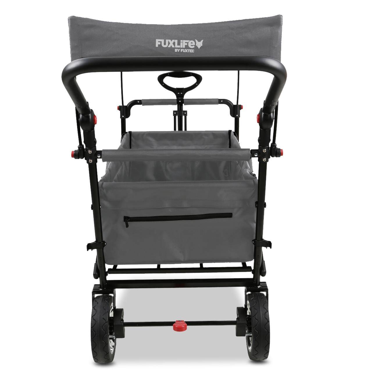 FUXLIFE FX-CT700 Chariot Pliable  • Wagon de Transport Compact 75 kg • Grandes Roues • Camping & Jardin - Image 3