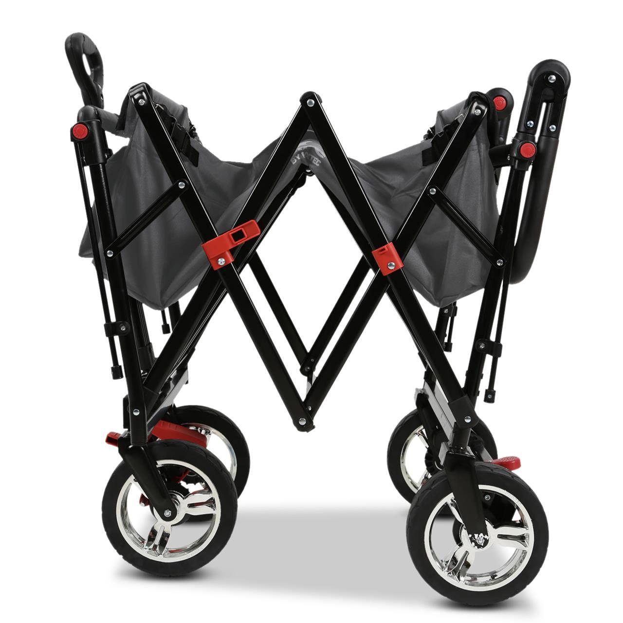 FUXLIFE FX-CT700 Chariot Pliable  • Wagon de Transport Compact 75 kg • Grandes Roues • Camping & Jardin - Image 5