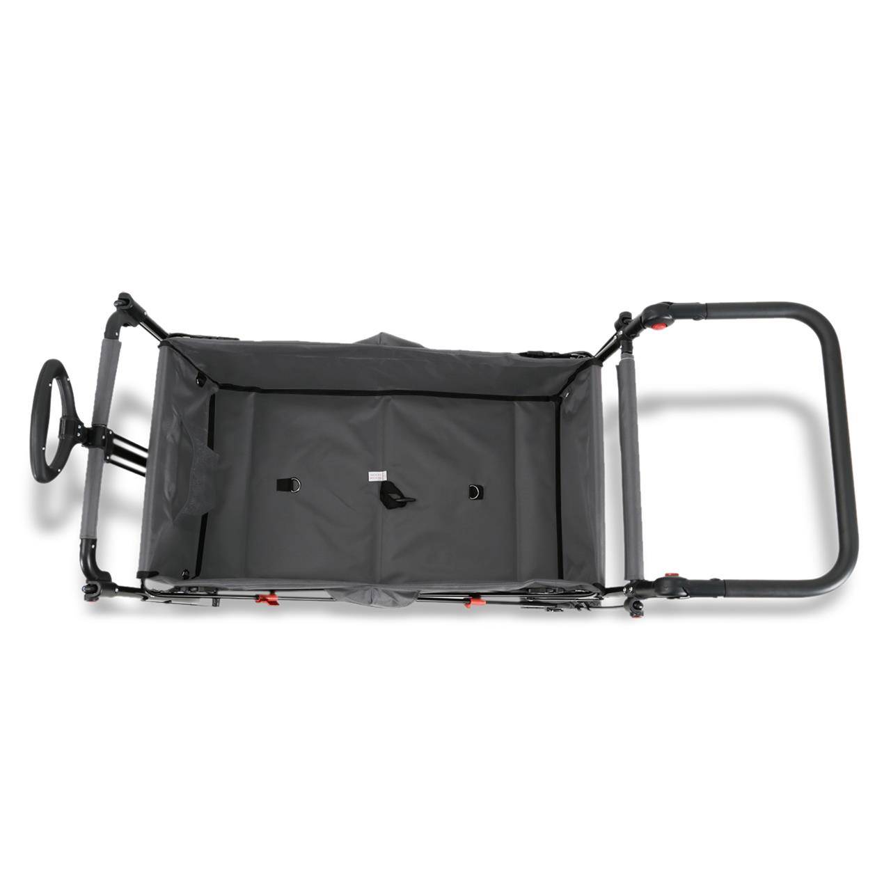FUXLIFE FX-CT700 Chariot Pliable  • Wagon de Transport Compact 75 kg • Grandes Roues • Camping & Jardin - Image 7