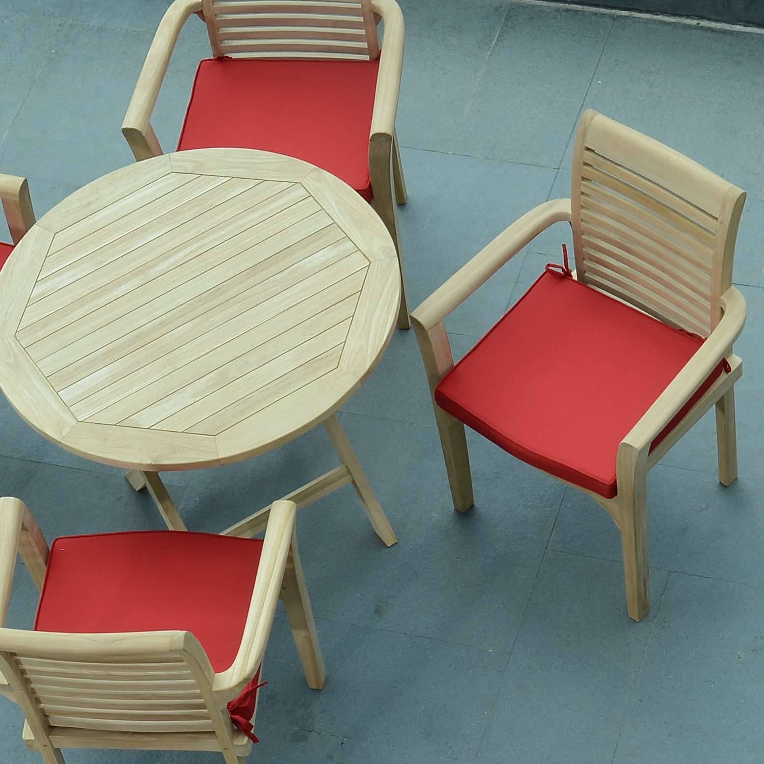 Coussin Rouge pour fauteuils fixes - TECK'Attitude - Imagen 3