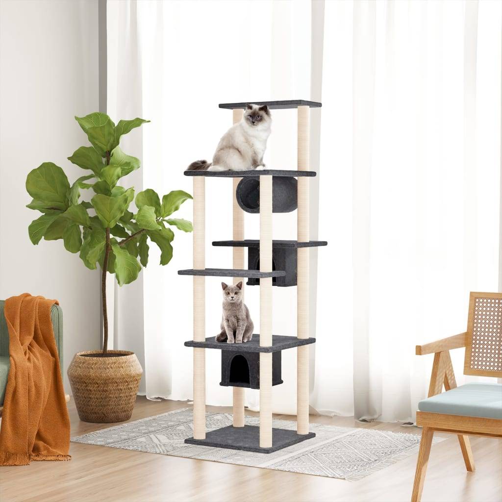 Arbre à chat Haapajärvi Naturel 47 X 74 X 169 cm - P87209N - Image 1