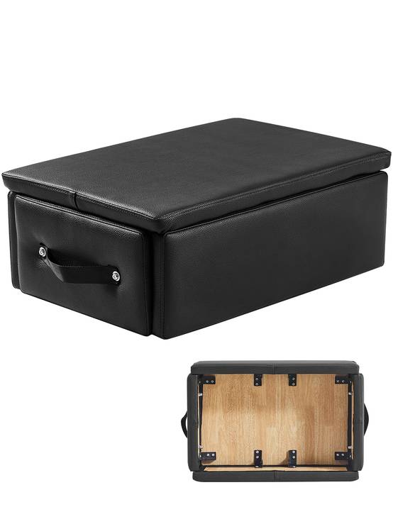 Vevor - VEVOR Boîte Reformer Pilates 62,5x43,5x24 cm, assise en PU sur base bois renforcée, confort et stabilité pour entraînements et rééducation. - Image 1