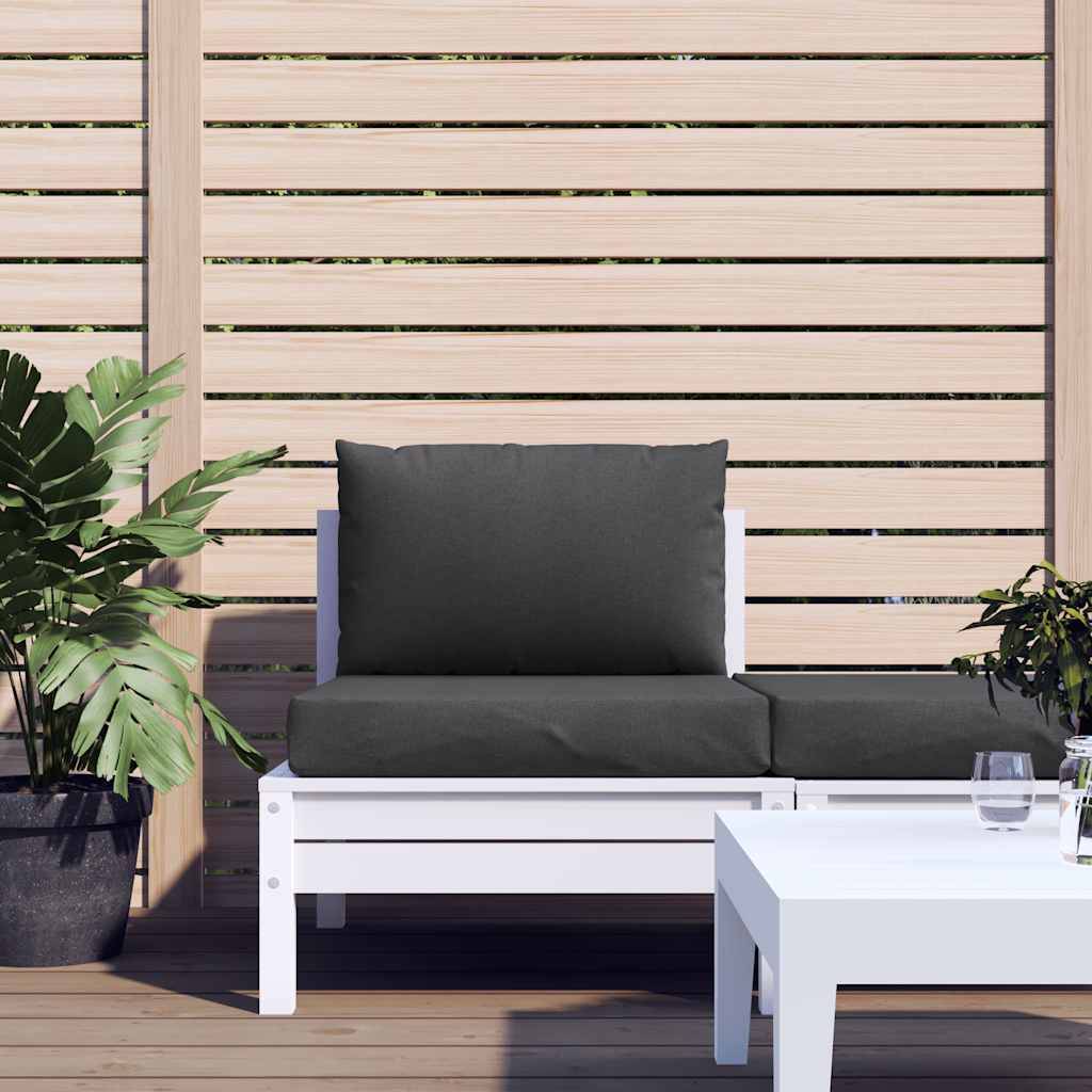Lot de 2 Coussins pour canapé palette tissu polyester confortables pour salon de jardin Anthracite 60x60 cm – ComfortXL Outdoor Living - Image 3