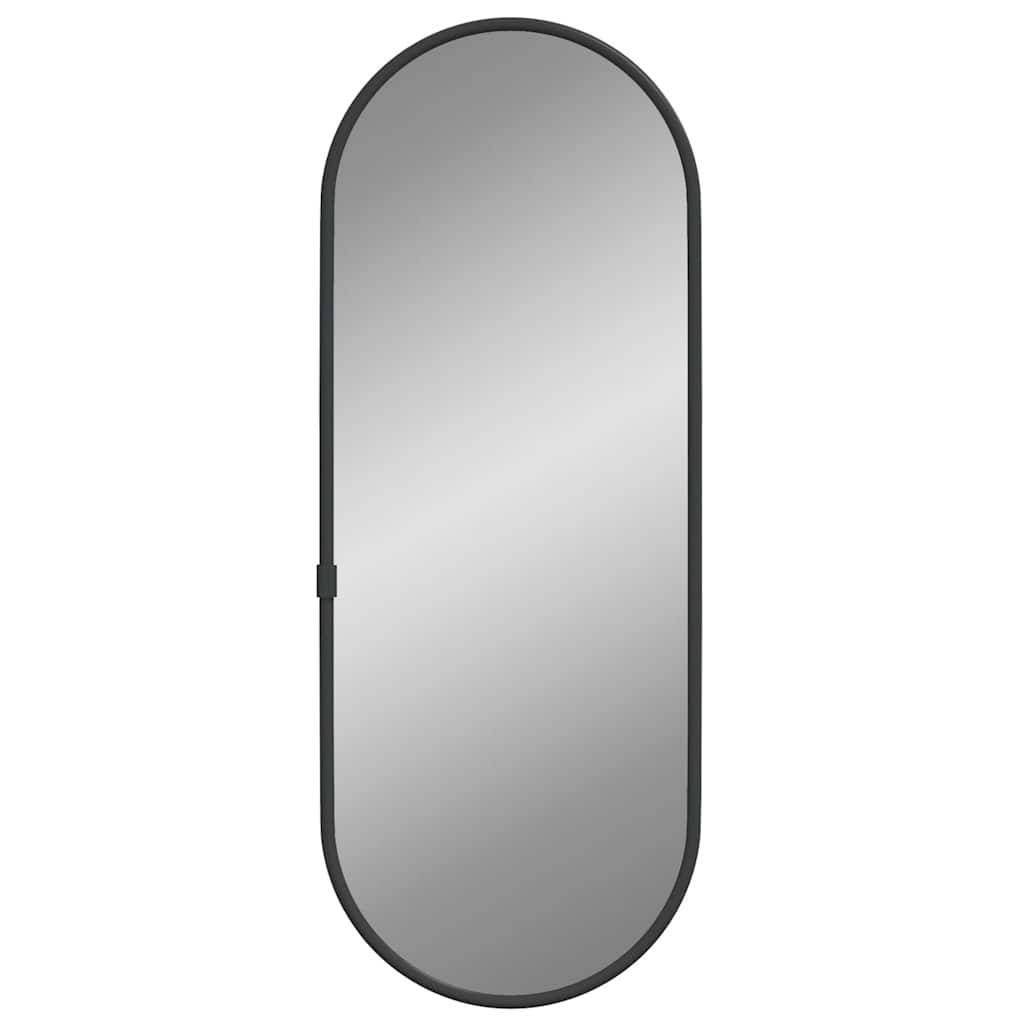 Maison Chic - Miroir mural Noir 40x15 cm Ovale Maison Chic
