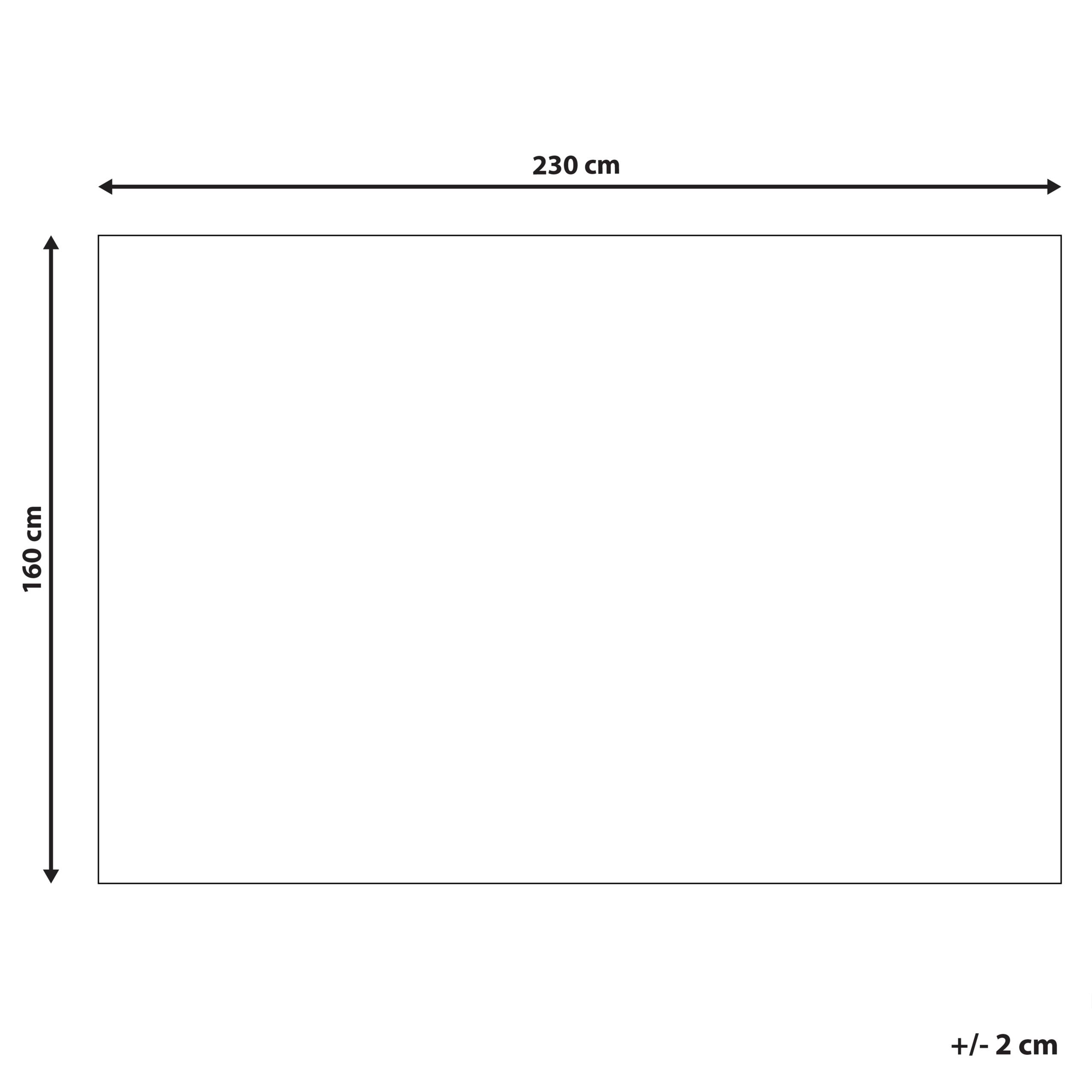 Beliani - Tapis d'extérieur Polyester Noir/blanc TAVAS - Beliani - Imagen 2