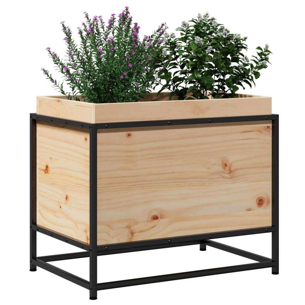Maison Chic - Jardinière, Bac à fleurs, Pot de fleurs 60x40x50 cm bois de pin massif - Imagen 4