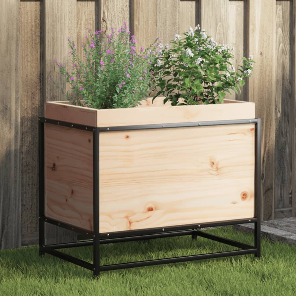 Maison Chic - Jardinière, Bac à fleurs, Pot de fleurs 60x40x50 cm bois de pin massif - Imagen 2