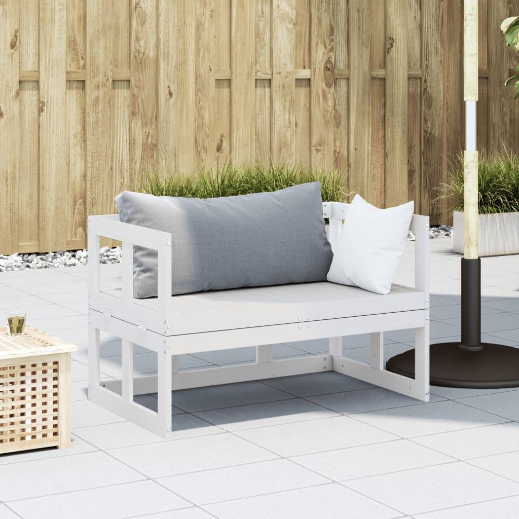 Prolenta Premium - Banc de jardin Blanc 201 X 60 cm - Prolenta Premium - Image 3