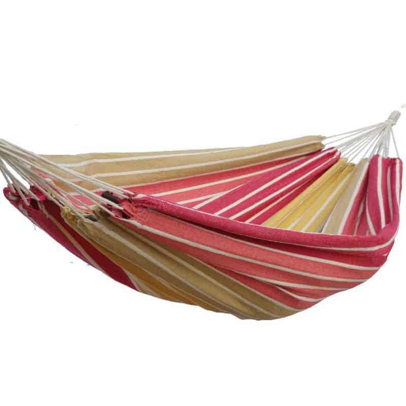 Hamac Detente - Hamac simple beige et rose - Hamac Detente