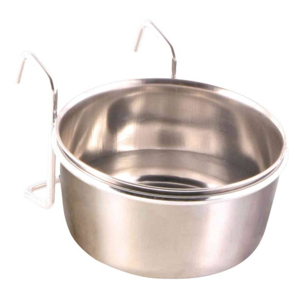 Trixie - Mangeoire acier inoxydable avec support 300 ml ø 9 cm, oiseaux. - Imagen 4