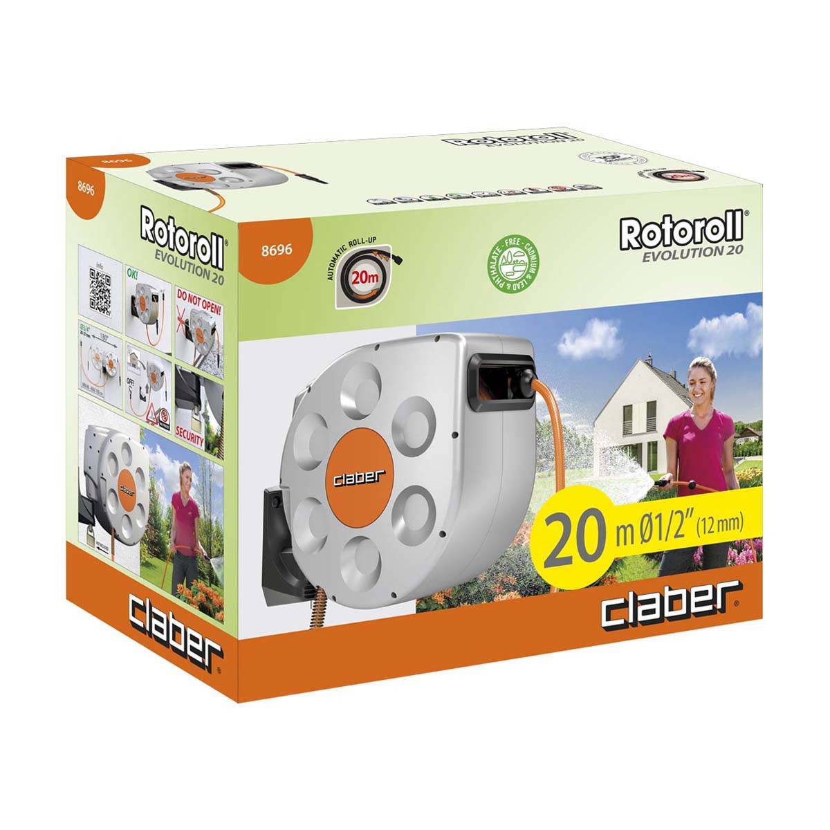 Claber - Devidoir rotoroll evolution 20 m 8696-OLD Claber - Imagen 3