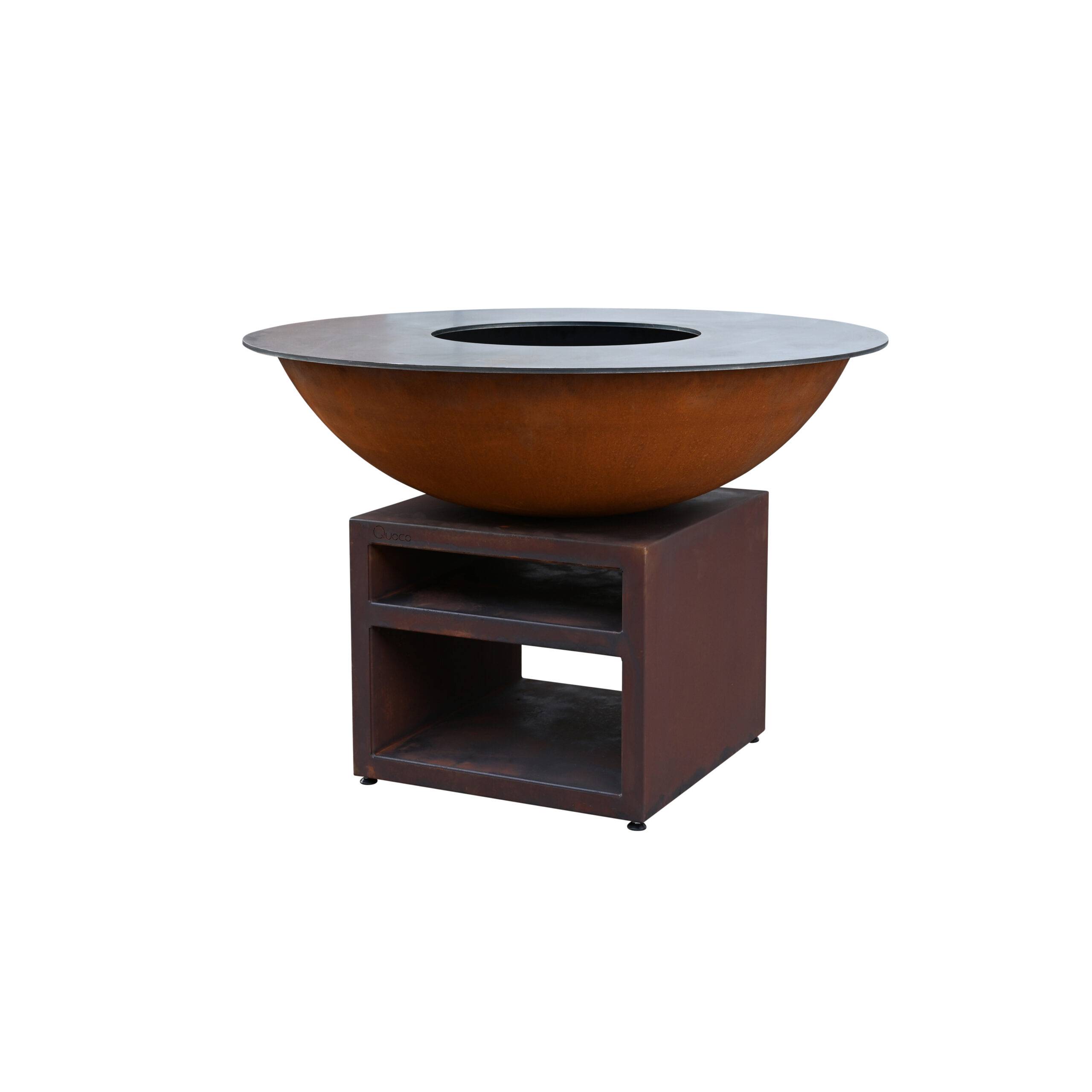 Quoco - Brasero Piatto Extra Large Corten Ø130 - Quoco - Imagen 3