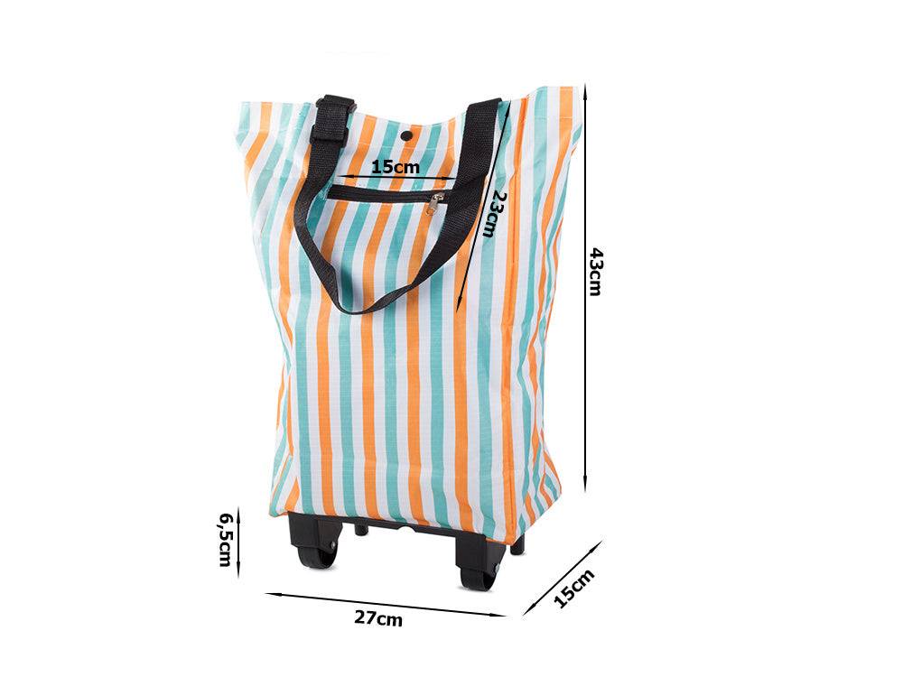 Importdistrib - Chariot sac courses avec roulettes pliable IMPORTDISTRIB - Imagen 7