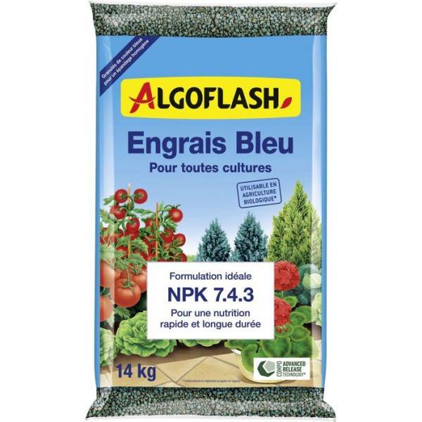 Algoflash - Engrais - ALGOFLASH - Bleu universel - 14 kg - UAB