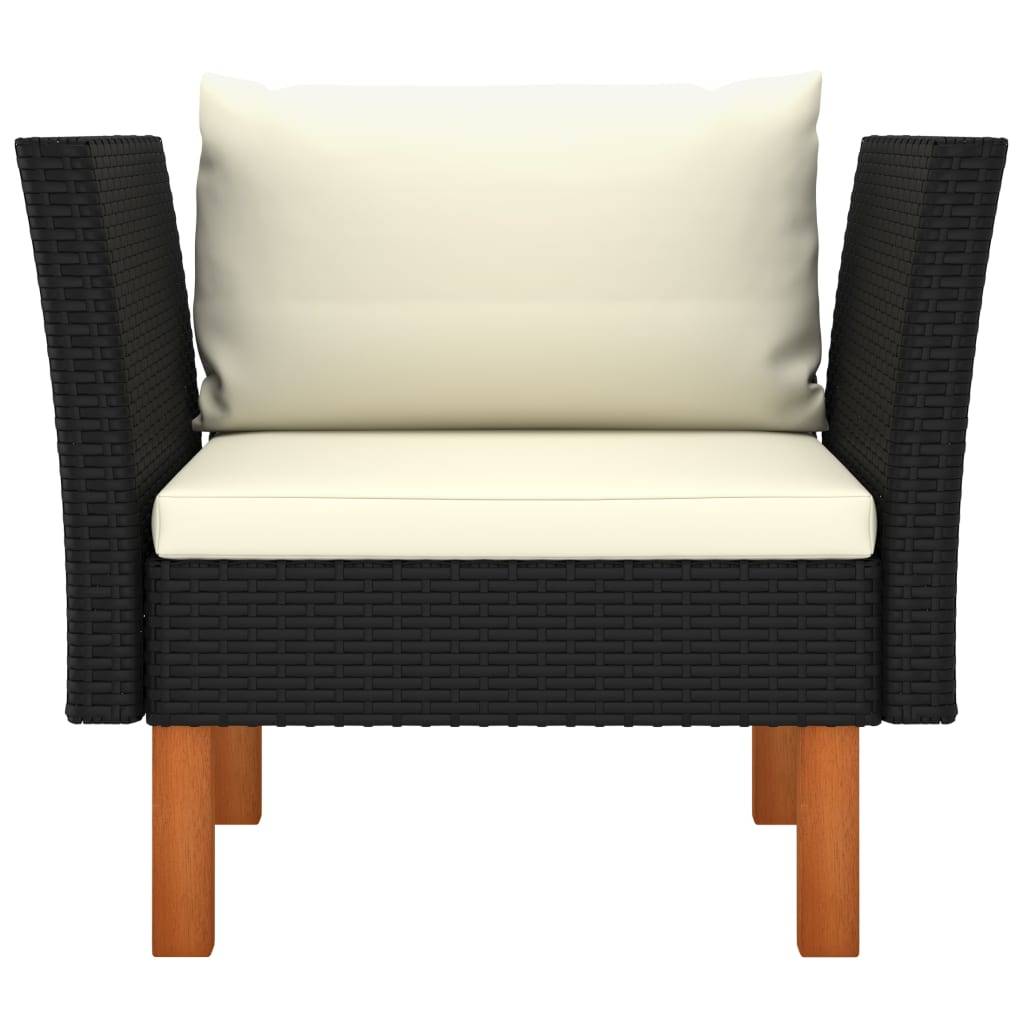 Canapé de jardin | Canapé D'extérieur | Sofa De Jardin Résine tressée et bois d'eucalyptus massif Maison Chic - Image 1