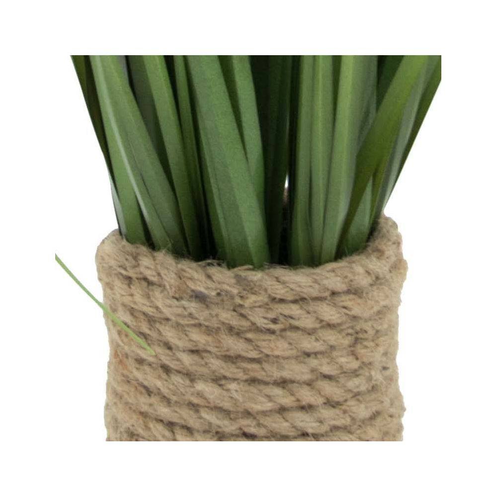 Jardindeco - Graminées artificielles pot en corde hauteur 65 cm - Imagen 4