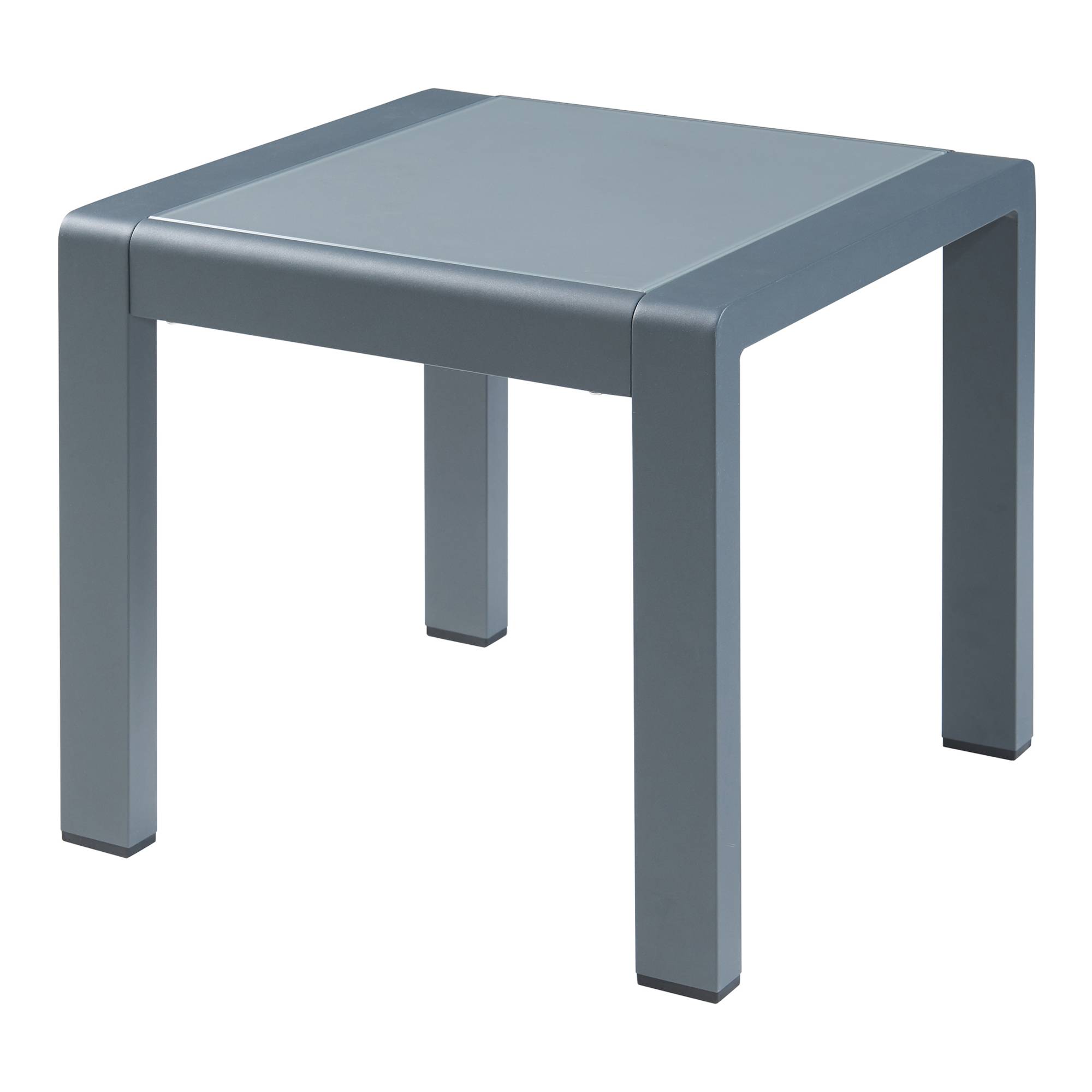 Casa.Pro - Salon de jardin 3 pièces Avise table d'appoint avec 2 fauteuils anthracite gris foncé casa.pro - Imagen 3