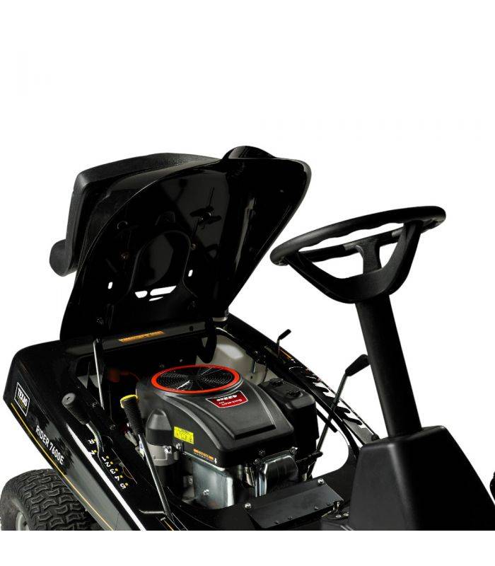 Tondeuse autoportée rider thermique 76 cm, moteur 432 cc, mulching + éjection - TEXAS Rider 7600E - Image 8