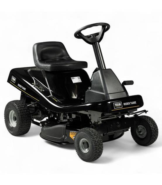 Tondeuse autoportée rider thermique 76 cm, moteur 432 cc, mulching + éjection - TEXAS Rider 7600E - Image 1