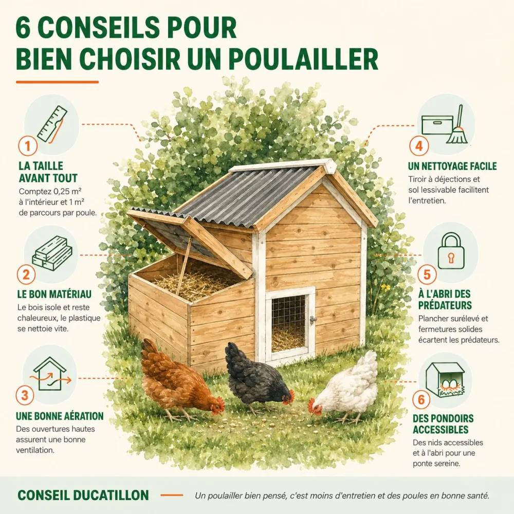 Poulailler surélevé en plastique recyclé, 5 poules standard ou 9 naines - Image 8