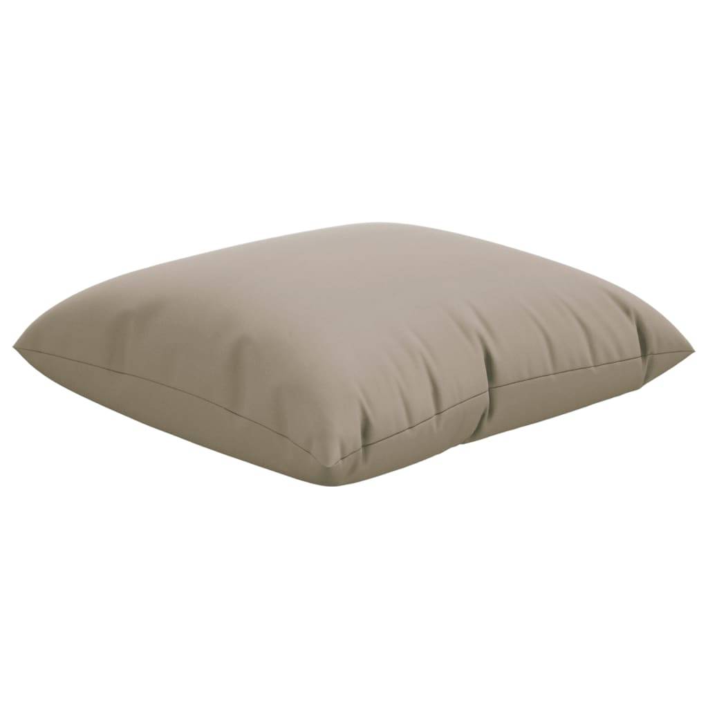 Coussins pour Salon de Jardin Lot de 4 Tissu Polyester Confortable pour Terrasse Taupe 50x50 cm – ComfortXL Outdoor Living - Image 5