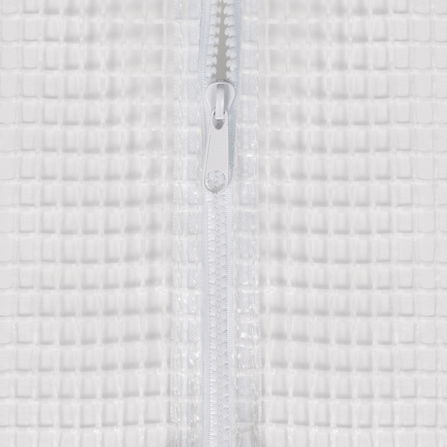 IDMARKET - Serre de jardin tunnel 24m² 8 x 3 x 2 m acier galvanisé + bâche anti-UV avec porte et fenêtres DES ANDES blanche - Image 7