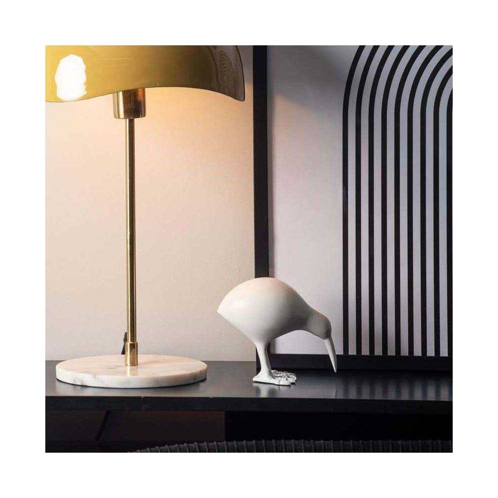 Pt Living - Statuette Kiwi en aluminium Blanc - Imagen 3