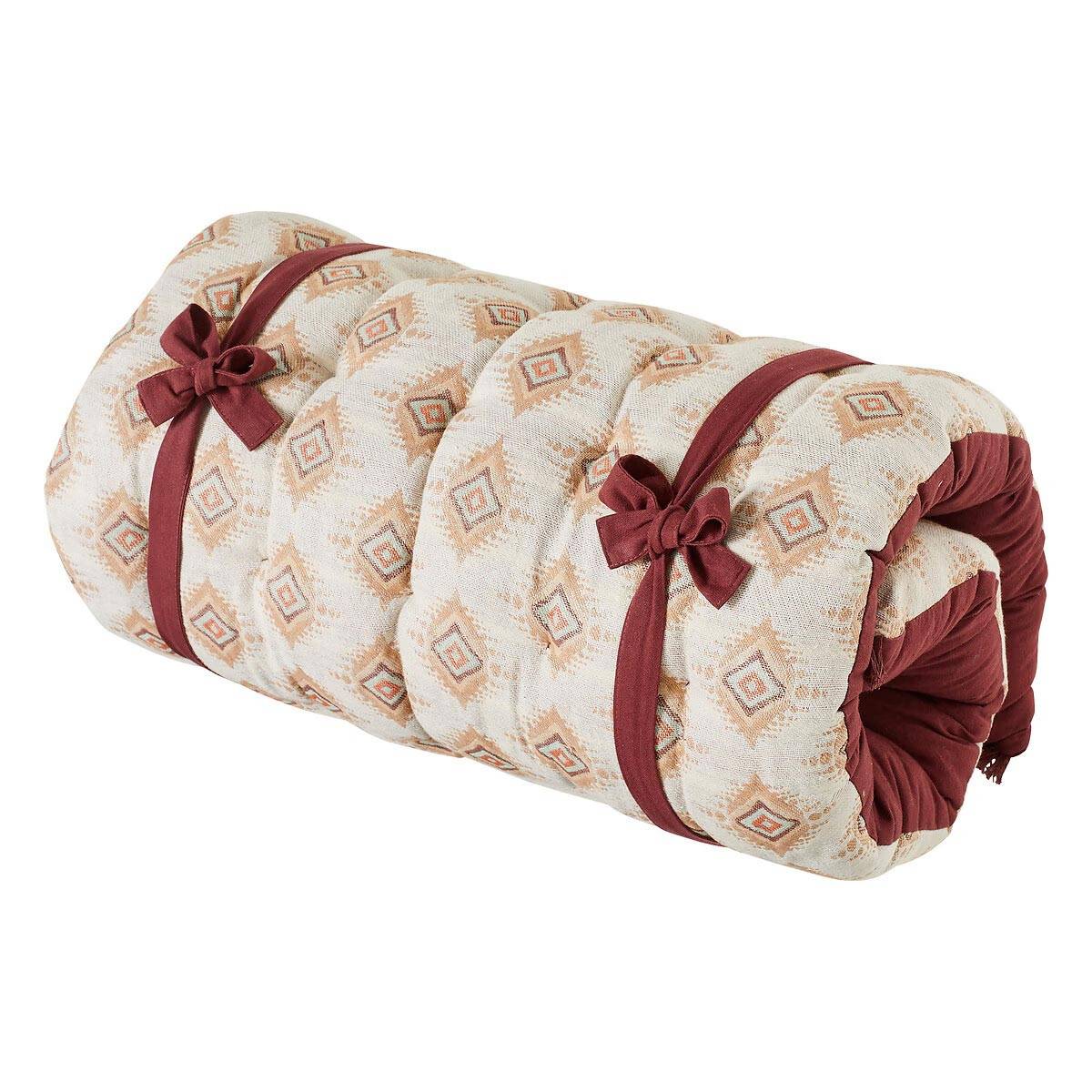 Atmosphera - Matelas de Sol Jacquard "Ikat" 60x120cm Beige Lin - Image 3