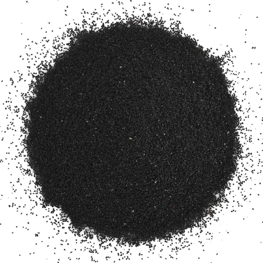 Vidaxl - Sable pour aquarium 10 kg noir 0,2-2 mm vidaXL 155293 - Image 4