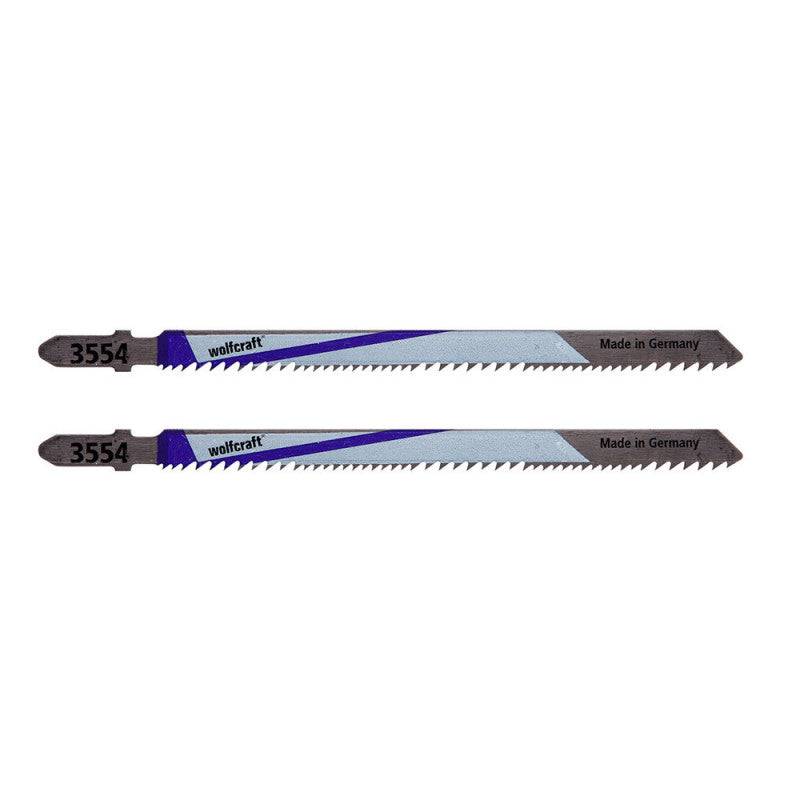 Wolfcraft - Pack de 2 Lames WOLFCRAFT 3554000 pour scie sauteuse L 110 mm Wolfcraft - Imagen 1