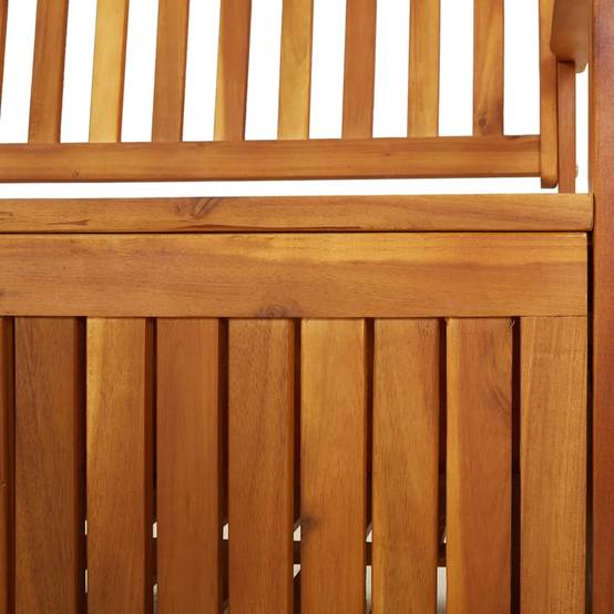 Banc de jardin | Banc de rangement 148 cm Bois d'acacia solide Maison Chic - Image 7