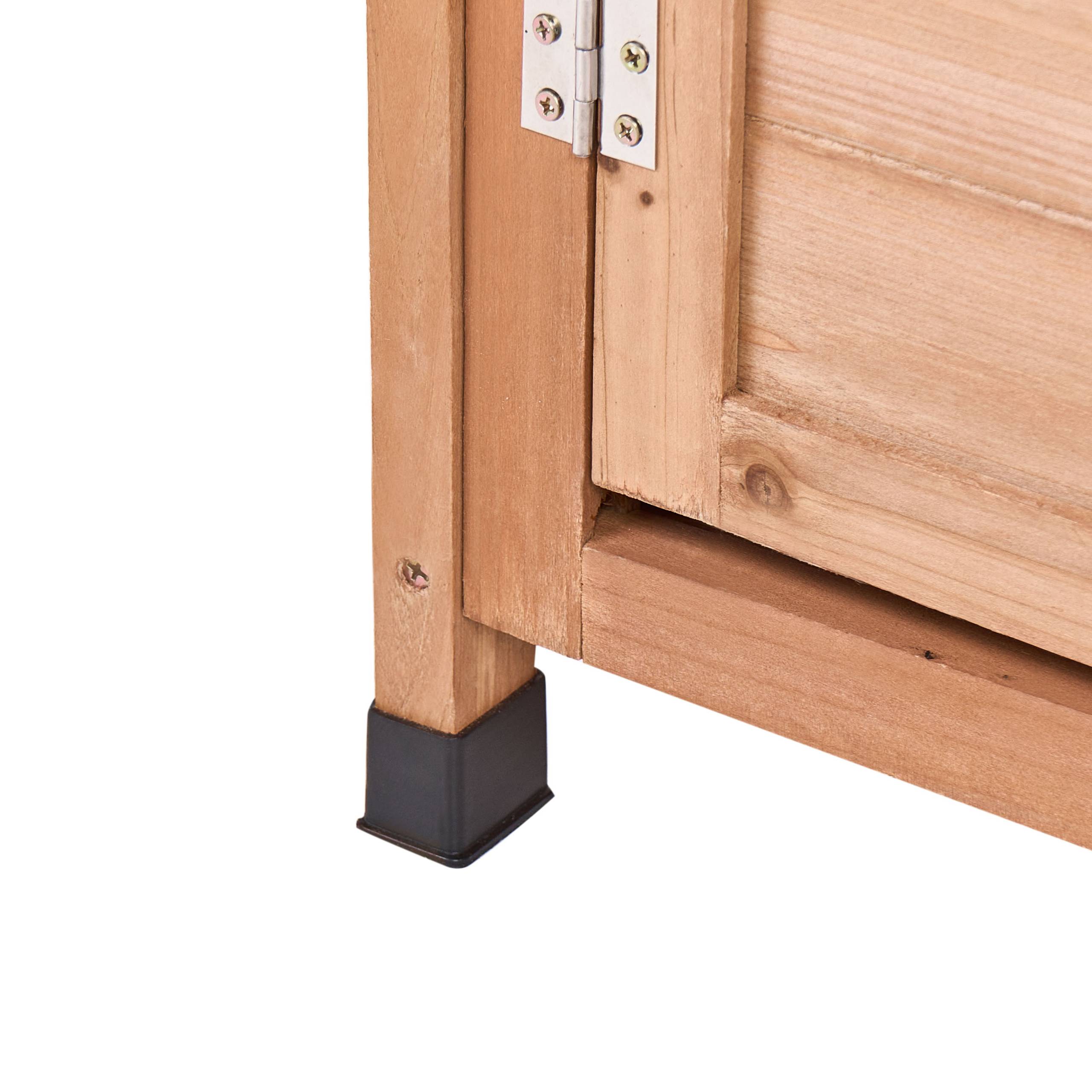 Beliani - Abri de jardin Bois de sapin Marron clair ARSEGO - 96x67x183- Beliani - Image 8
